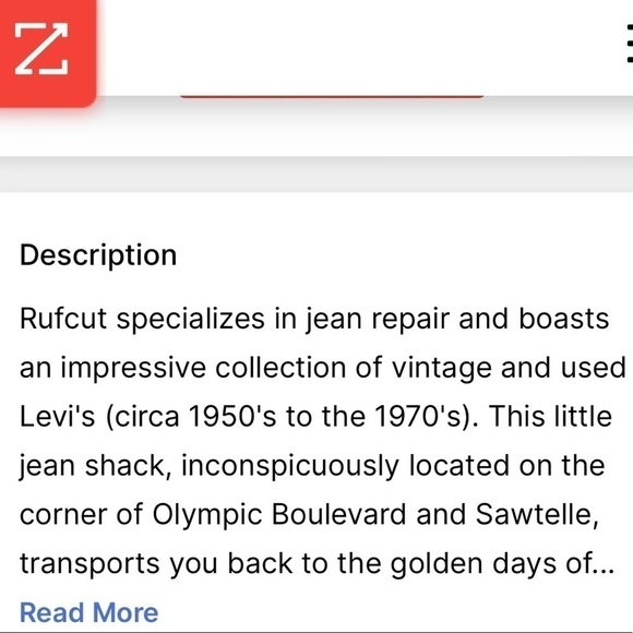 Levi’s Vintage Midi Length Skirt in blue size 28 - Picture 12 of 12